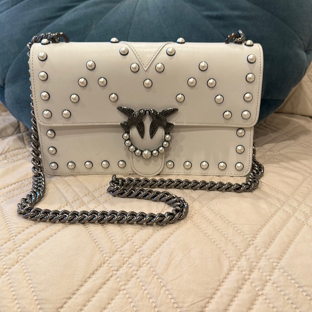 Pinko Made In Italy Leather Purse